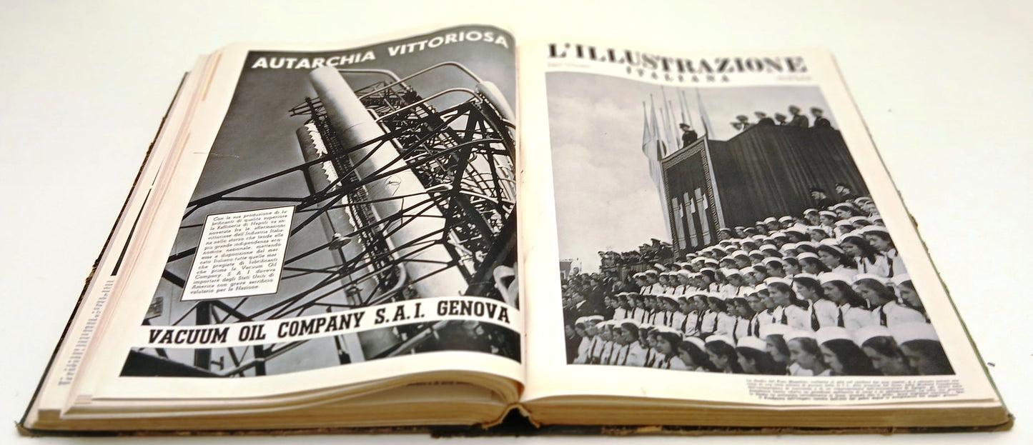 Volume rilegato L'illustrazione italiana volume II 1940 aprile - giugno - YFS355