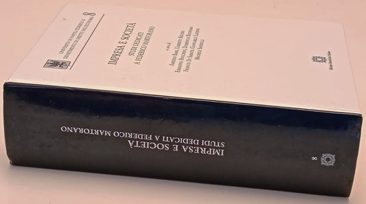 Impresa e Societa' 8 Studi dedicati Federico Martorano- Ed. Scientifiche- ZFS288