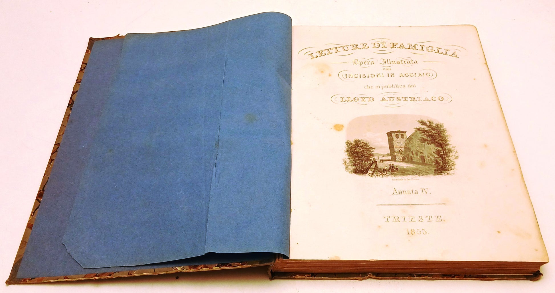 Letture di Famiglia Illustrata Incisioni acciaio - Lloyd Austriaco- 1885- YFS922