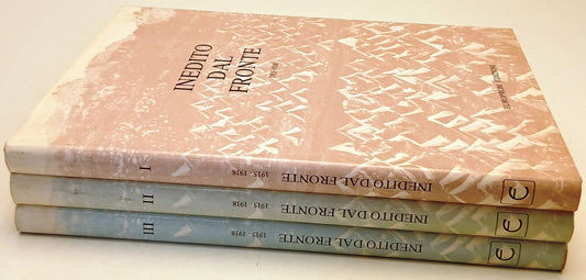 Inedito dal fronte 1915-1918 3 volumi - Fanti Bonvicini - Europrom - YFS765