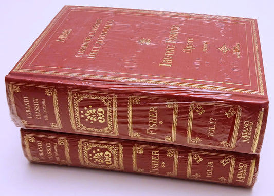 Opere 2 volumi - Irving Fisher - MF Grandi classici economia - blisterati