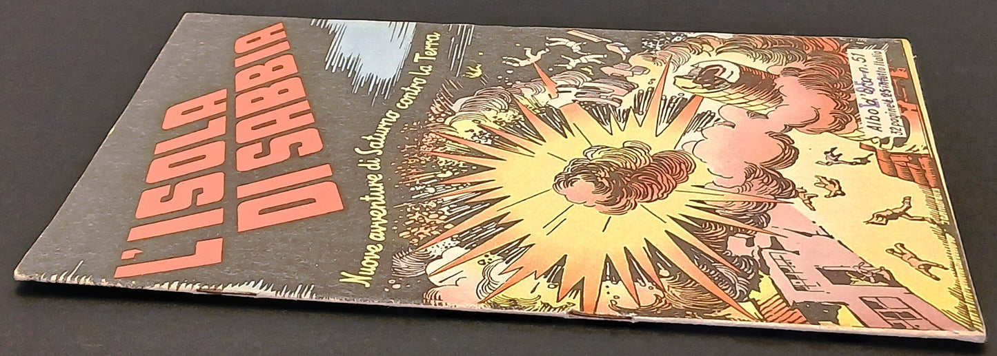 Albo d'oro n.51 L'isola di sabbia Saturno contro la terra - Mondadori- 1947- H26