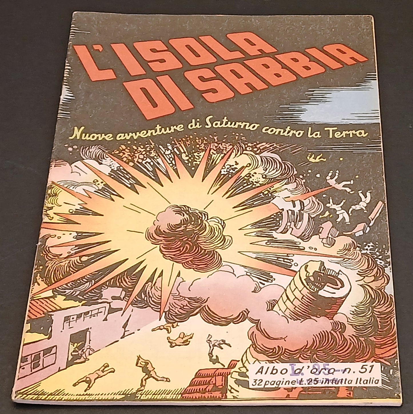 Albo d'oro n.51 L'isola di sabbia Saturno contro la terra - Mondadori- 1947- H26
