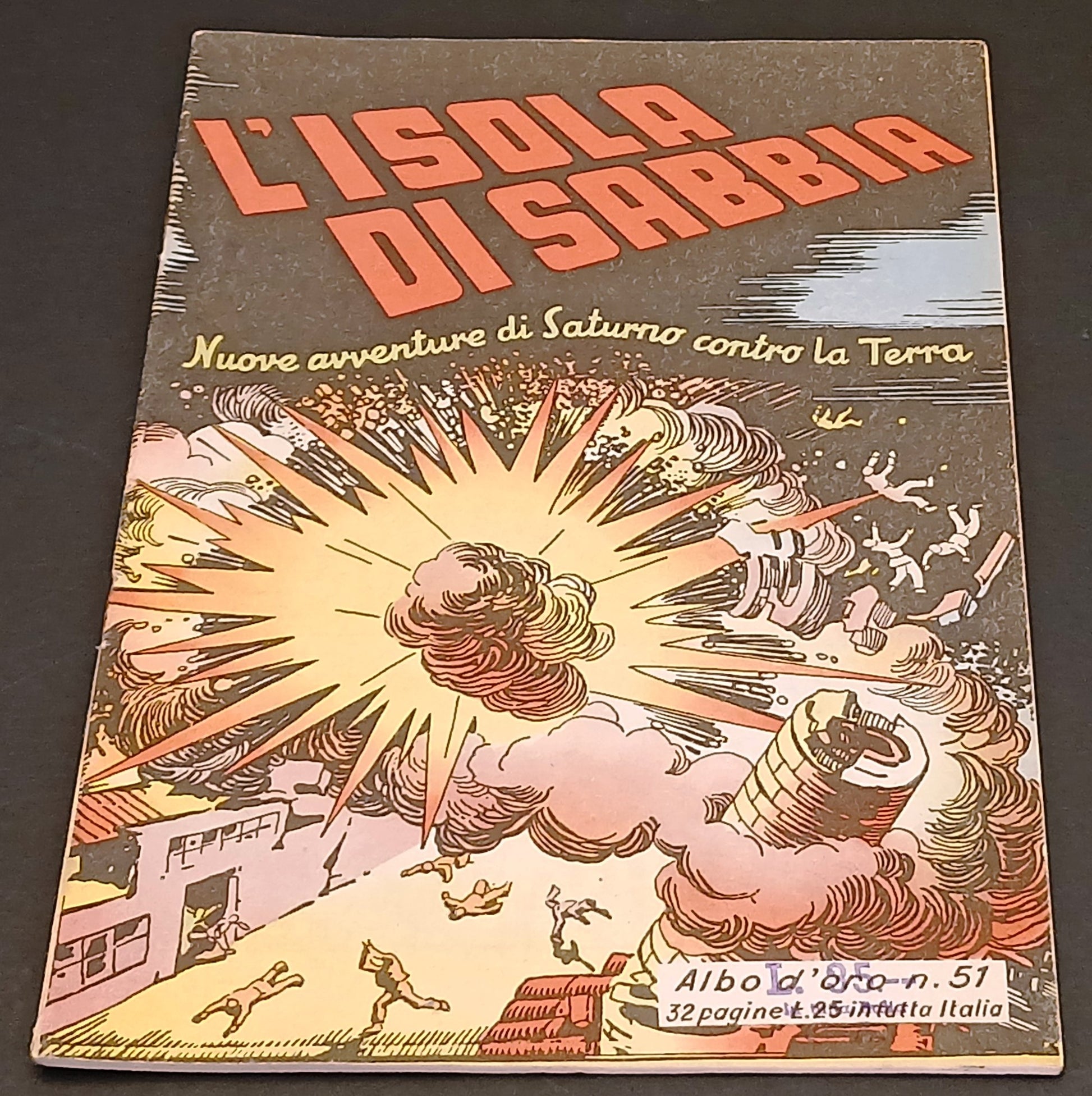 Albo d'oro n.51 L'isola di sabbia Saturno contro la terra - Mondadori- 1947- H26