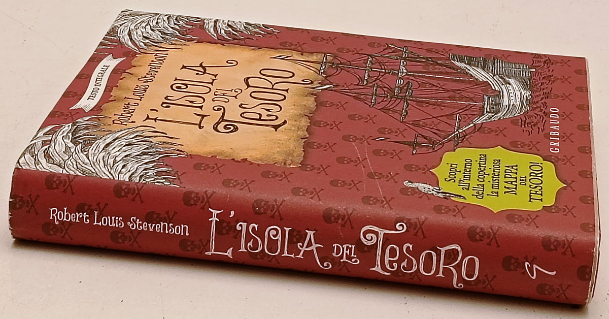 L'isola del tesoro - Robert Louis Stevenson - Gribaudo- mappa del tesoro- ZFS284