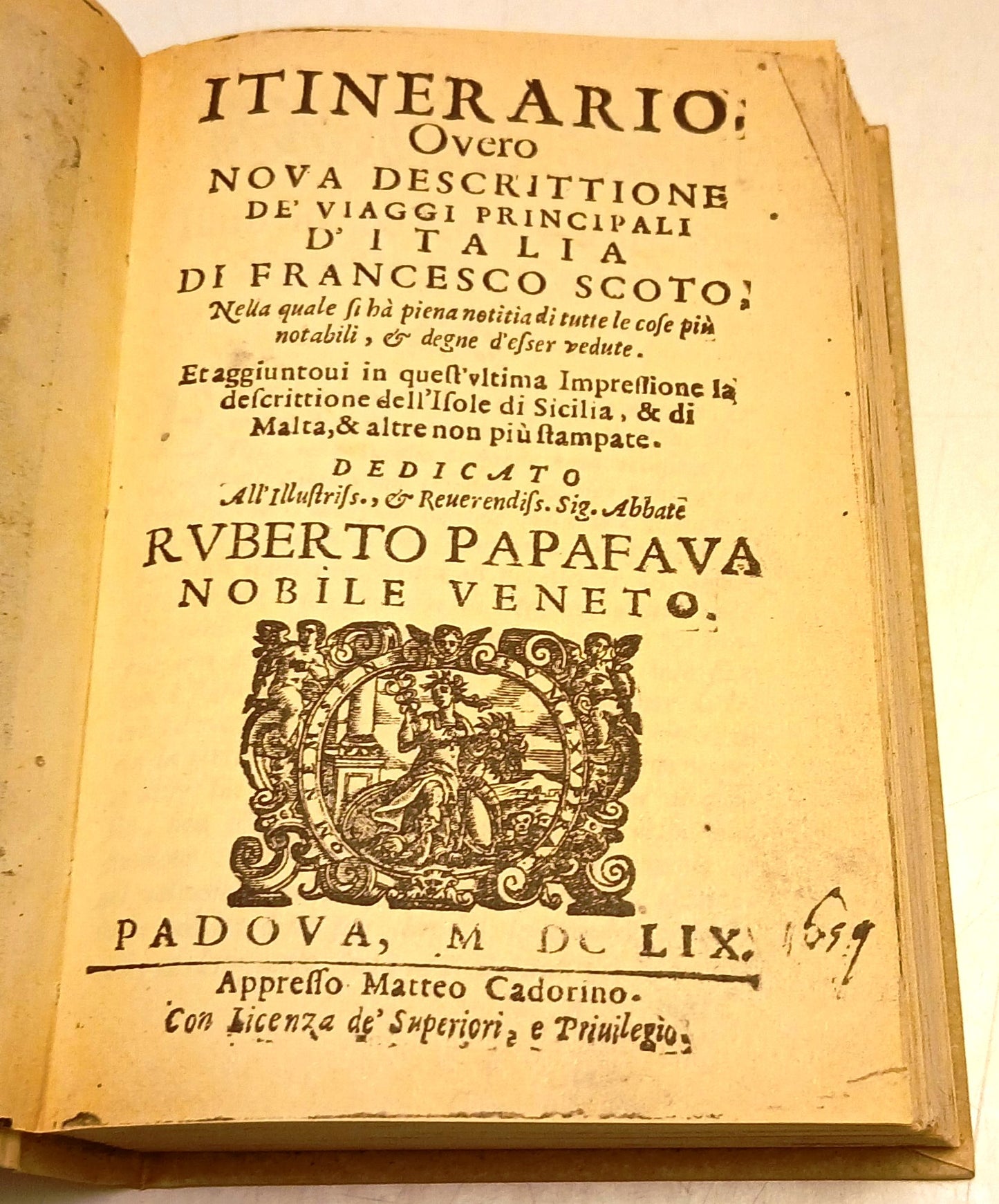 Itinerario d'Italia 2 volumi- Francesco Scoto- 1980- ristampa anastatica- ZFS122