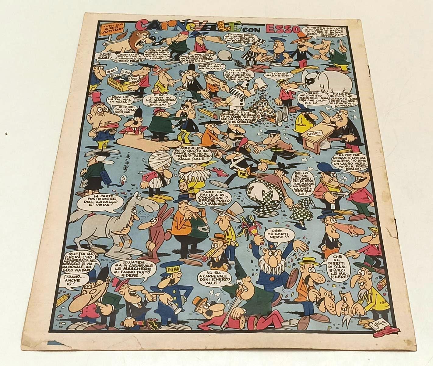 LR- JUNIOR ANNO II N.2 FEBBRAIO 1959 JACOVITTI - BOLLETTINO ESSO JUNIOR - RVSa388
