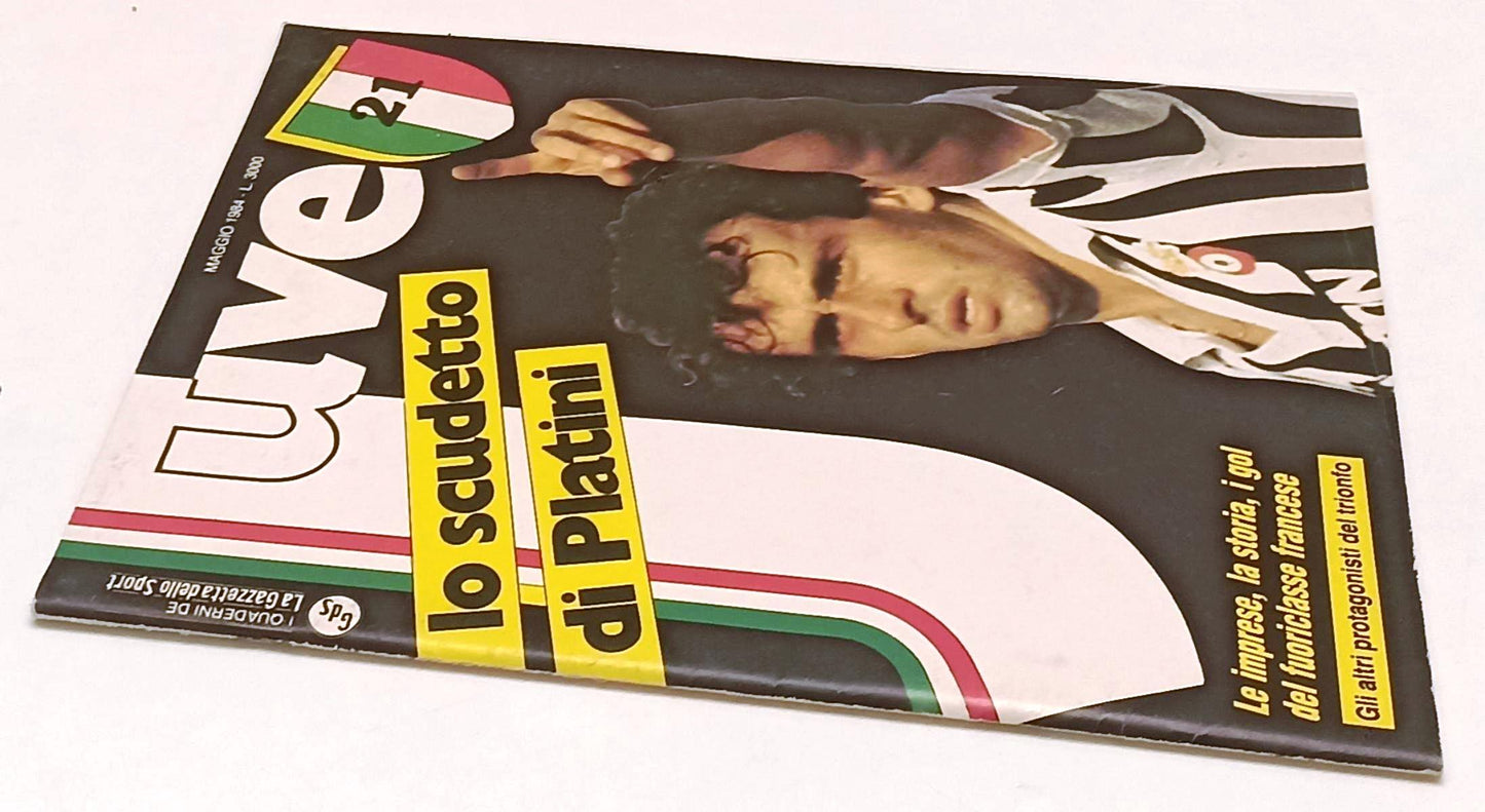 LR- I QUADERNI DE LA GAZZETTA DELLO SPORT JUVE 21 SCUDETTO DI PLATINI - RVSa346