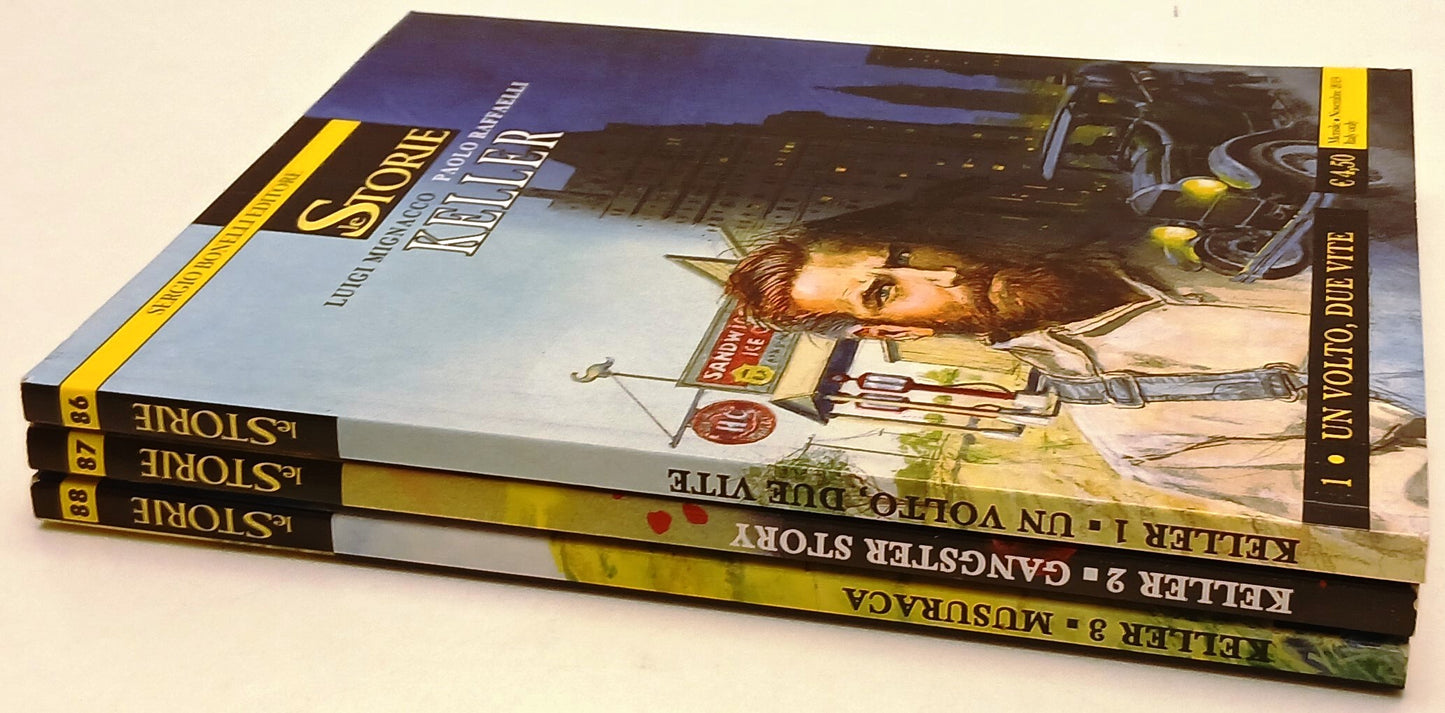 FB- LE STORIE 86,87,88 KELLER 1/3 MINISERIE COMPLETA -- BONELLI- 2019- B- G25