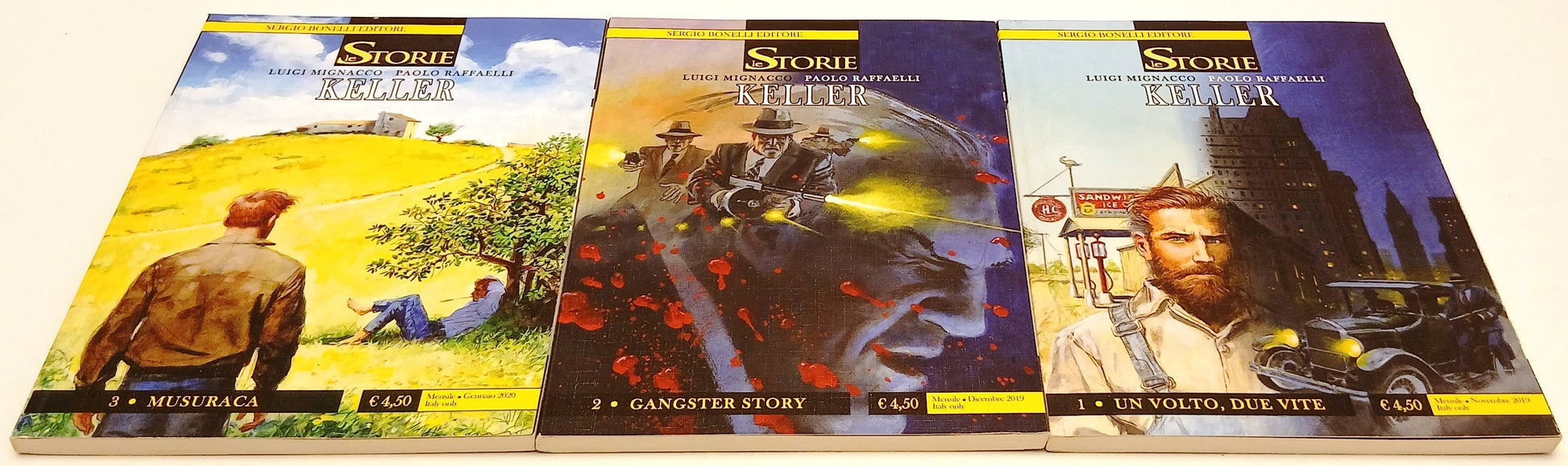 FB- LE STORIE 86,87,88 KELLER 1/3 MINISERIE COMPLETA -- BONELLI- 2019- B- G25