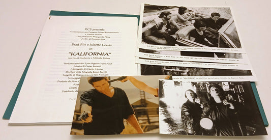 Cartella stampa film Kalifornia - Dominic Sena Brad Pitt Juliette Lewis- RVSa836