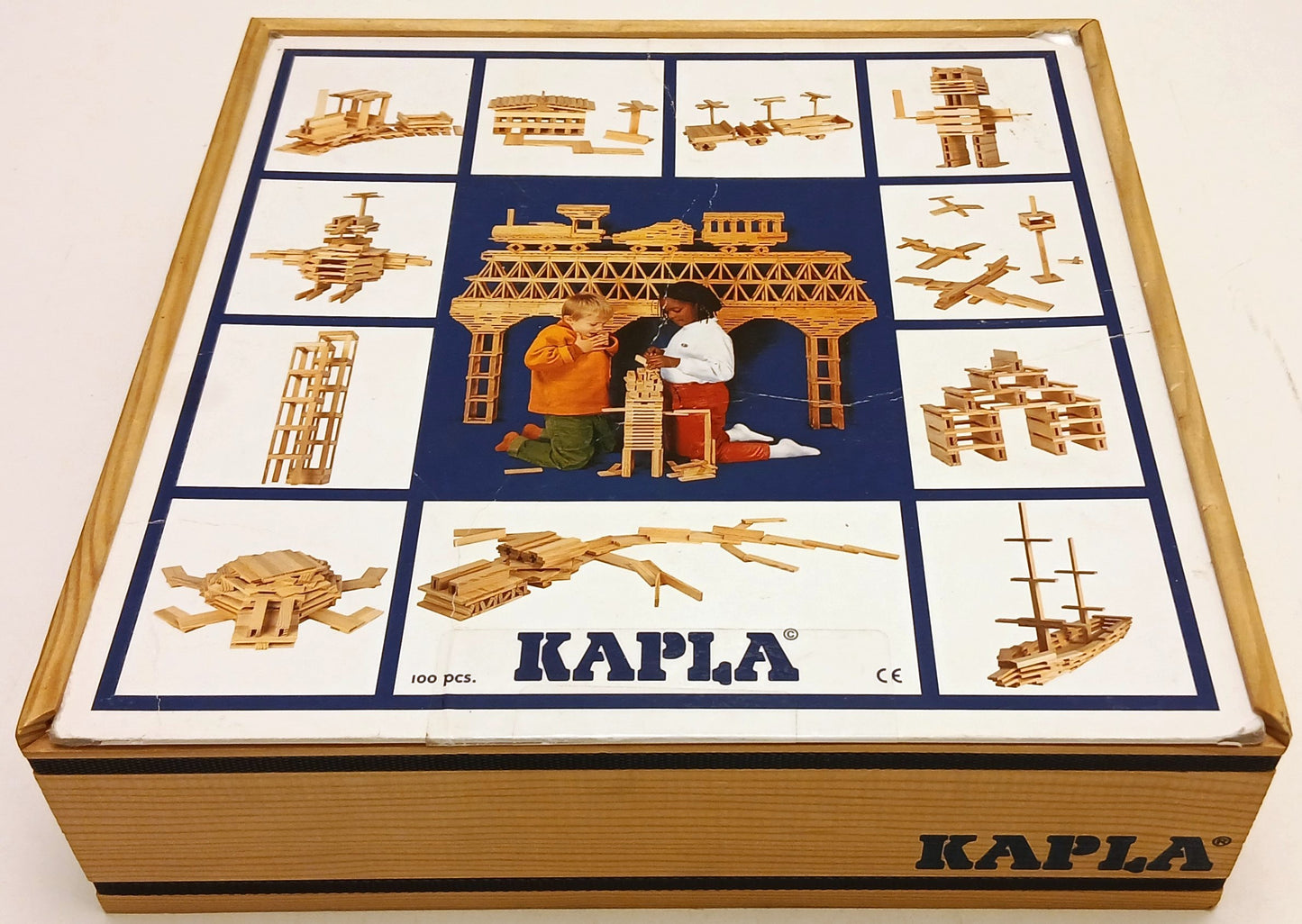 Kapla 100 Costruzioni Creative metodo Montessori in Legno Scatola completa - B26