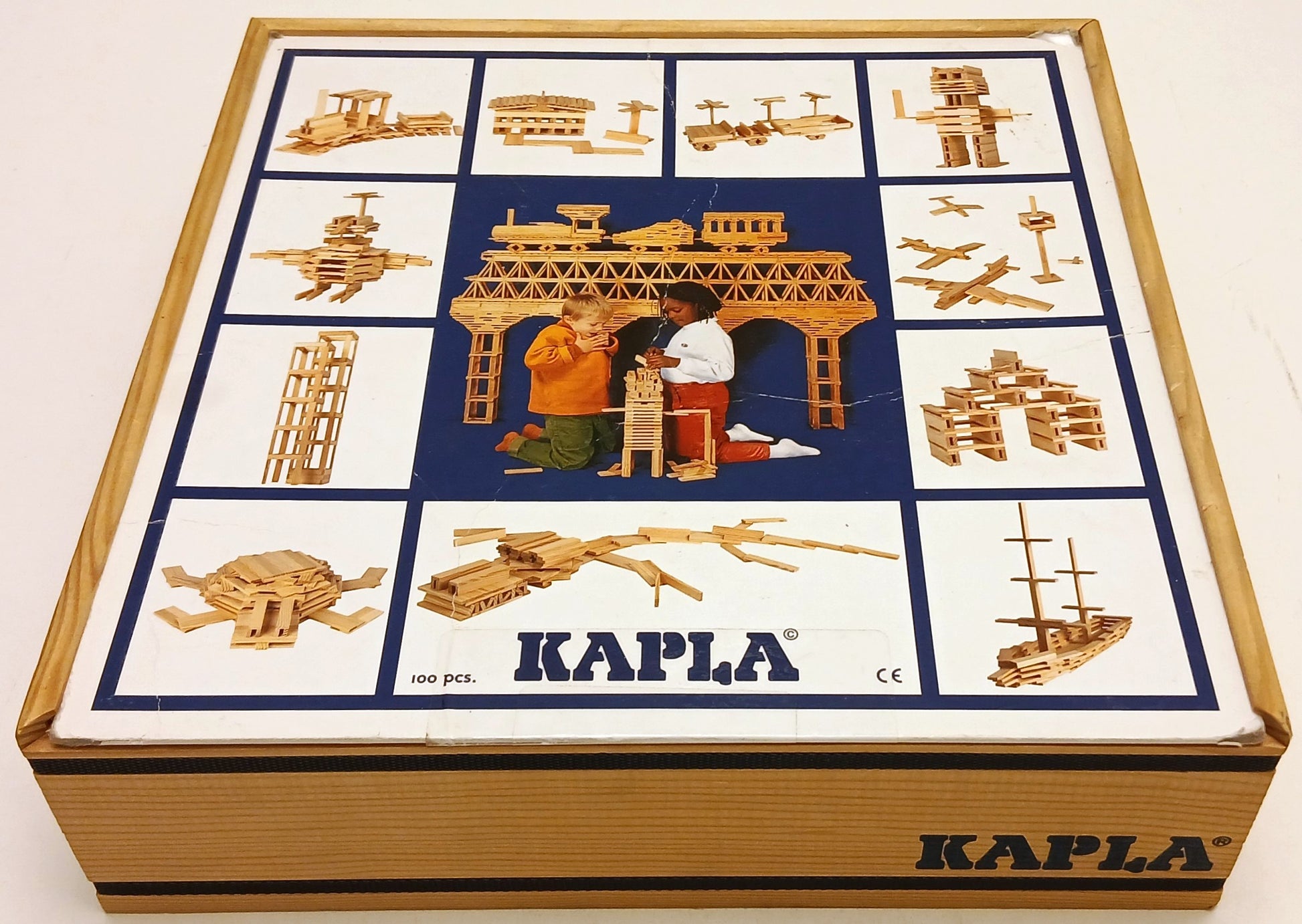 Kapla 100 Costruzioni Creative metodo Montessori in Legno Scatola completa - B26