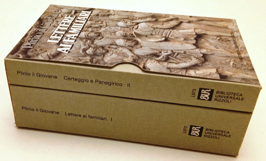 LN- LETTERE AI FAMILIARI CARTEGGIO CON TRAIANO - PLINIO IL GIOVANE- RIZZOLI- BUR- XFS