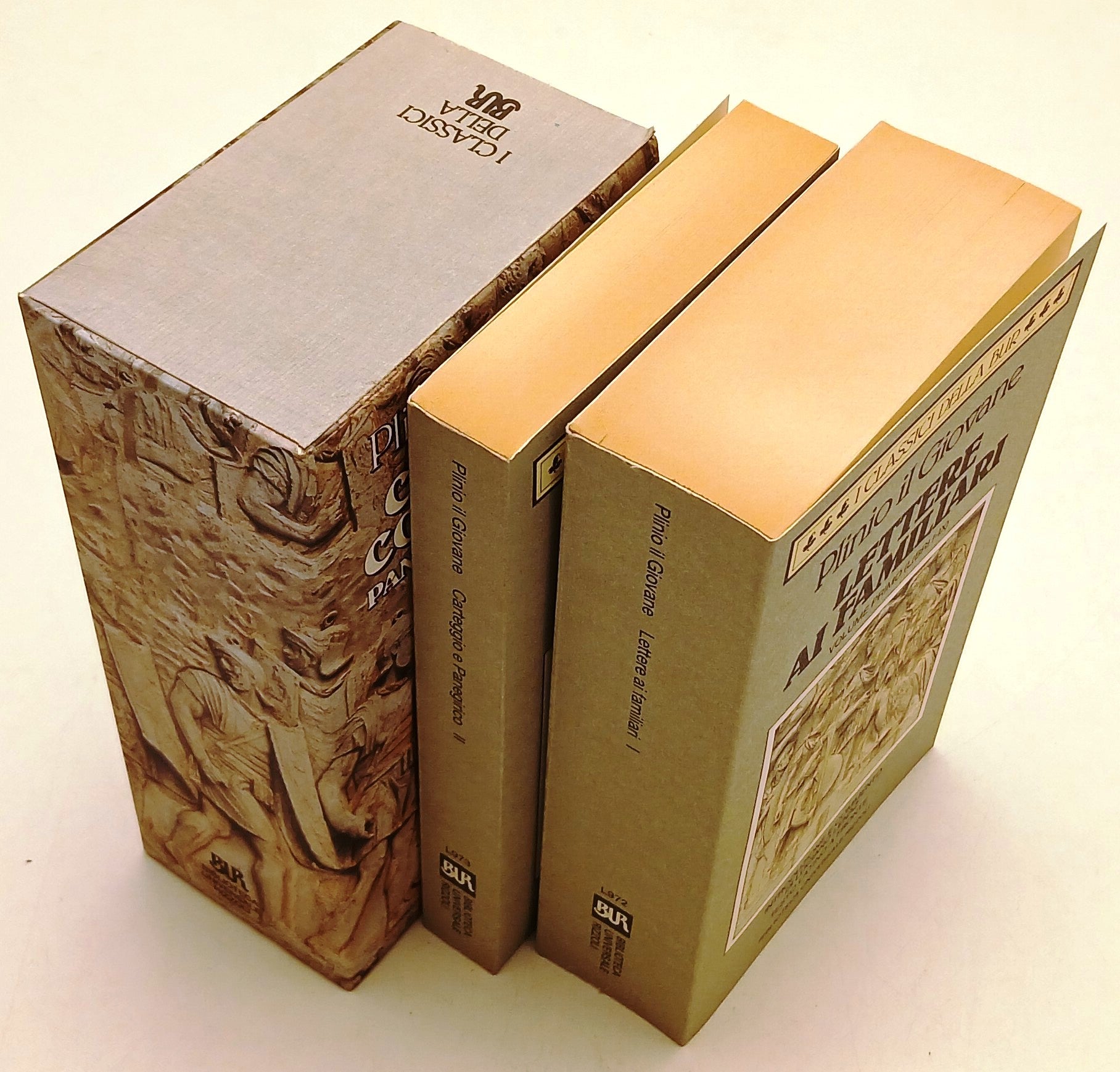 LN- LETTERE AI FAMILIARI CARTEGGIO CON TRAIANO - PLINIO IL GIOVANE- RIZZOLI- BUR- XFS