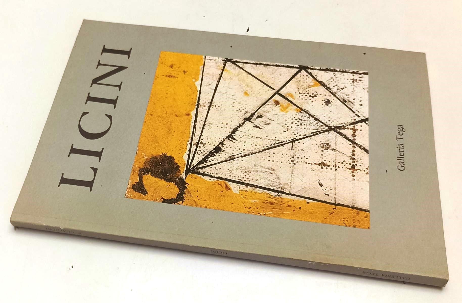 LT- OSVALDO LICINI OPERE MAGGIO/GIUGNO 1993 CATALOGO - GALLERIA TEGA- B- XFS193
