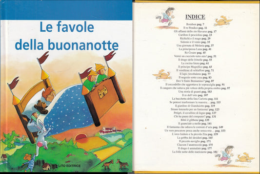 LB- LE FAVOLE DELLA BUONANOTTE ILLUSTRATO -- LITO EDITRICE --- 1985- C- YFS126