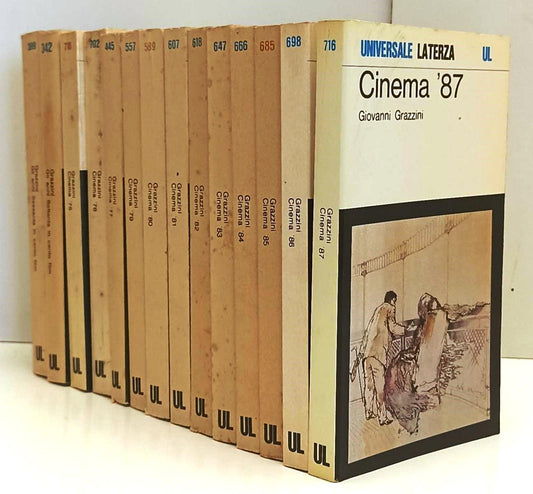 LW- LOTTO CINEMA 14 VOLUMI - GIOVANNI GRAZZINI - LATERZA - UNIVERSALE --- B- XFS