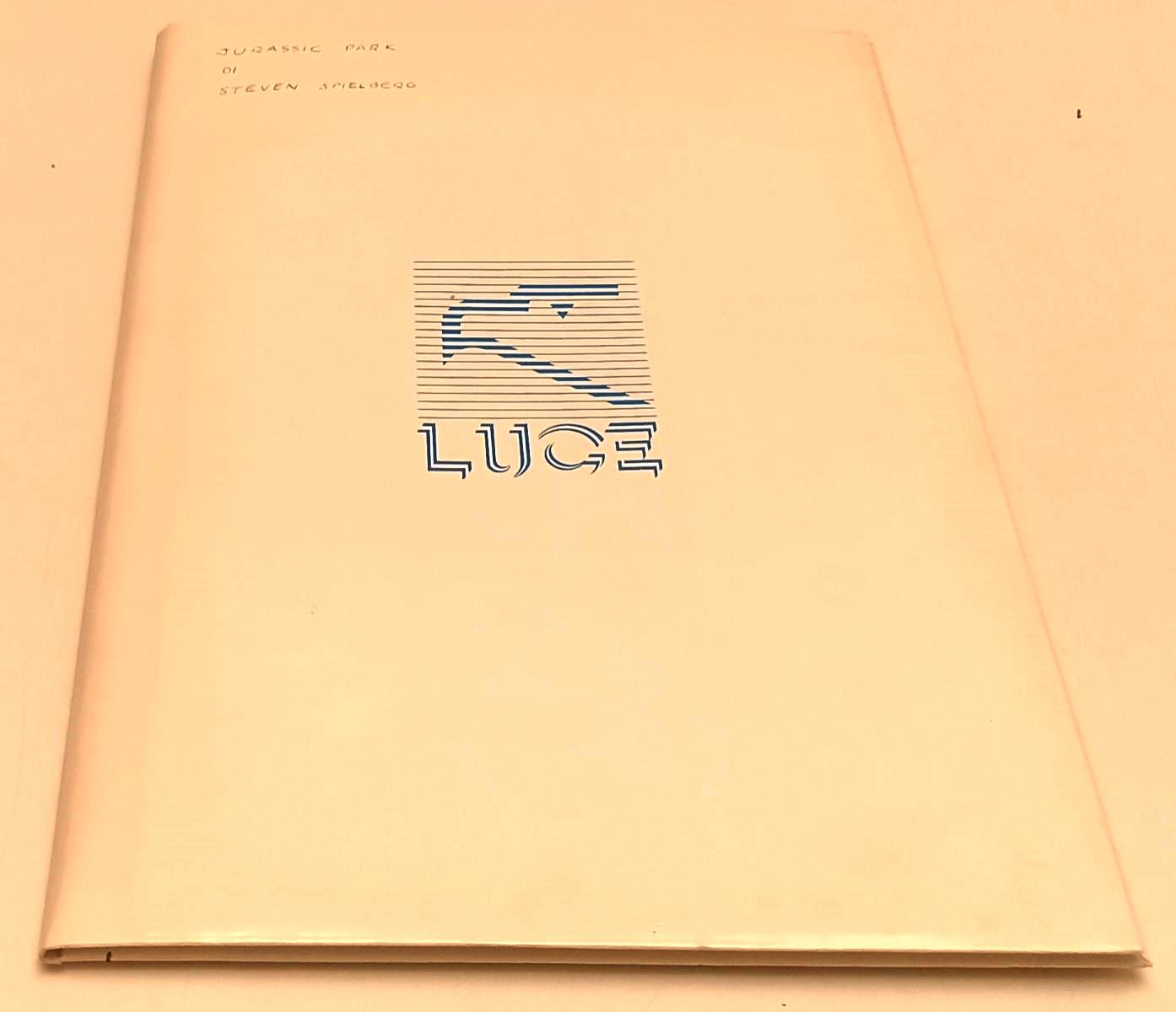 LW- CARTELLA STAMPA FILM LUCE JURASSIC PARK di STEVEN SPIELBERG - RVSa418