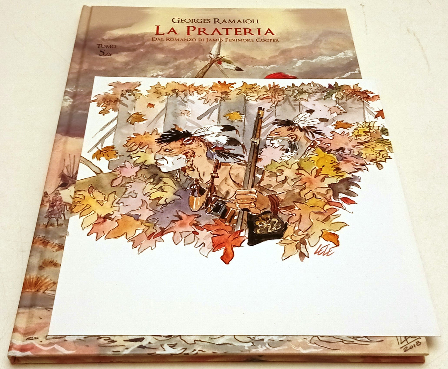 La Prateria romanzo James Fenimore Cooper - Ramaïoli Bazan - Segni d'Autore- B26