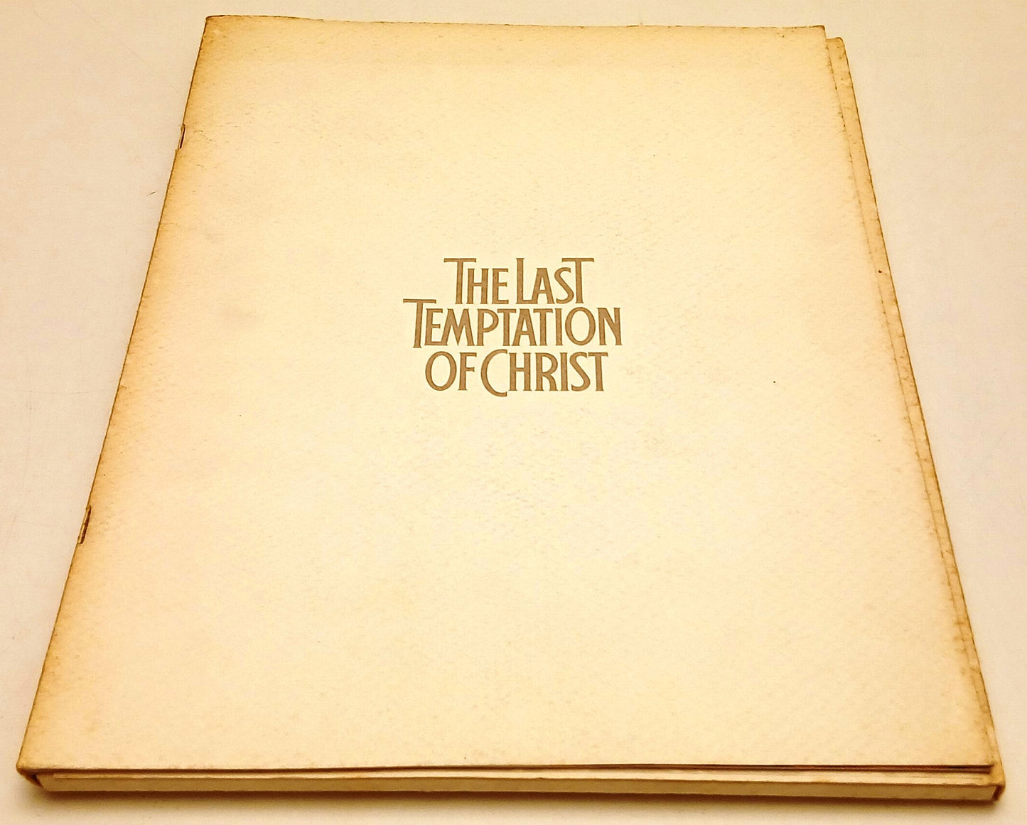 Cartella stampa film The last temptation of Christ - Martin Scorsese - RVSa837