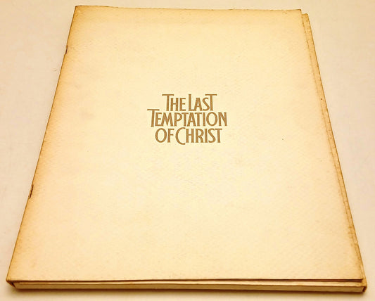 Cartella stampa film The last temptation of Christ - Martin Scorsese - RVSa837