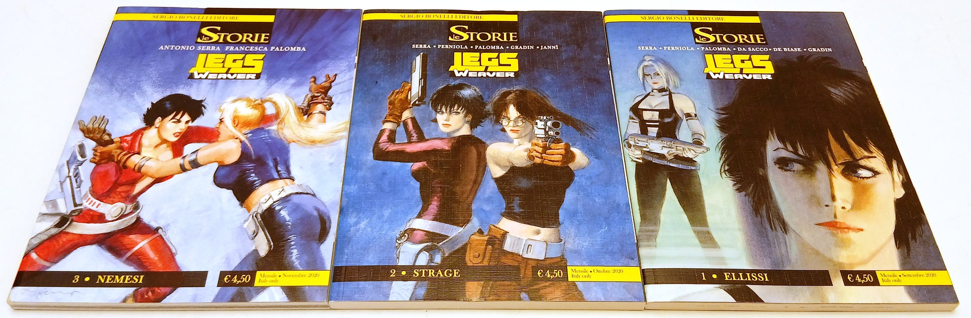 Le Storie 96,97,98 Legs Weaver 1/3 miniserie completa - Bonelli - D26