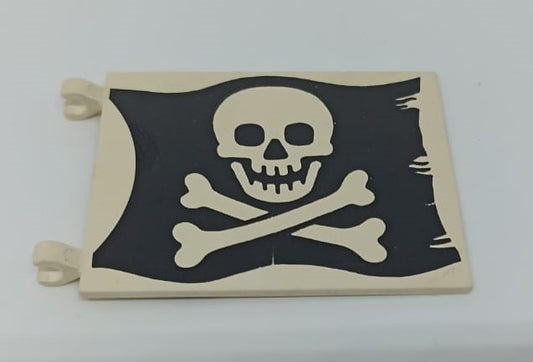 GG- LEGO ORIGINALI - BANDIERA FLAG PIRATI TESCHIO GRANDE VINTAGE  - LGGpp6
