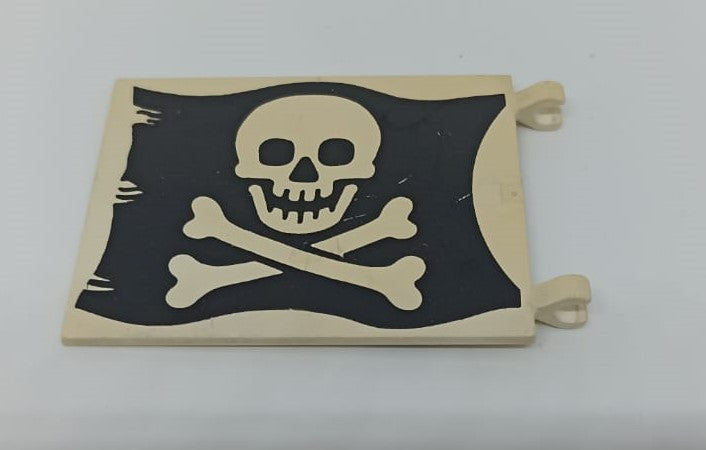 GG- LEGO ORIGINALI - BANDIERA FLAG PIRATI TESCHIO GRANDE VINTAGE  - LGGpp6
