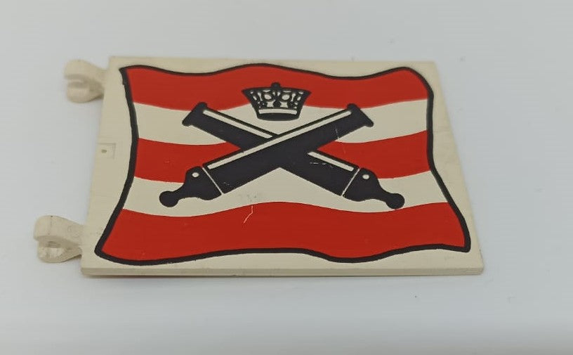 GG- LEGO ORIGINALI - BANDIERA FLAG SOLDATI IMPERIALI PIRATI ROSSA GRANDE- LGGpp5