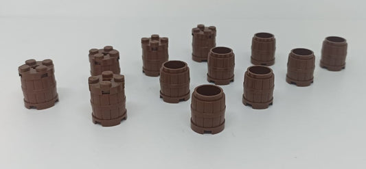 GG- LEGO ORIGINALI - LOTTO 12 BARILI PIRATI NAVE GALEONE- LGGpp13