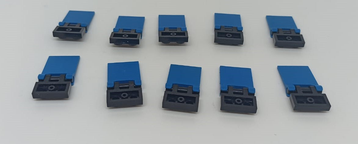 GG- LEGO ORIGINALI - LOTTO 10 BOCCAPORTO CANNONE GALEONE PIRATI BLU - LGGpp11