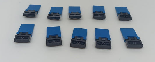 GG- LEGO ORIGINALI - LOTTO 10 BOCCAPORTO CANNONE GALEONE PIRATI BLU - LGGpp11