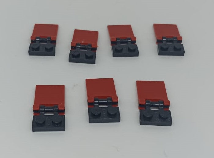 GG- LEGO ORIGINALI - LOTTO 7 BOCCAPORTO CANNONE GALEONE PIRATI ROSSI- LGGpp12