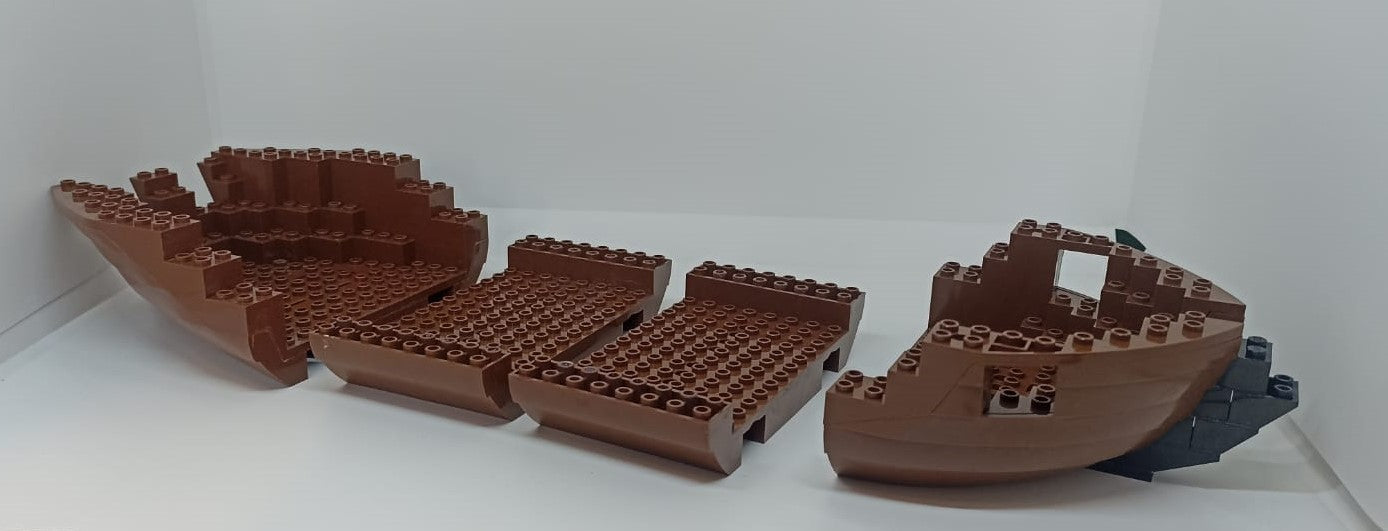 GG- LEGO ORIGINALI - GALEONE NAVE PIRATI CHIGLIA POPPA PRUA - LGG8