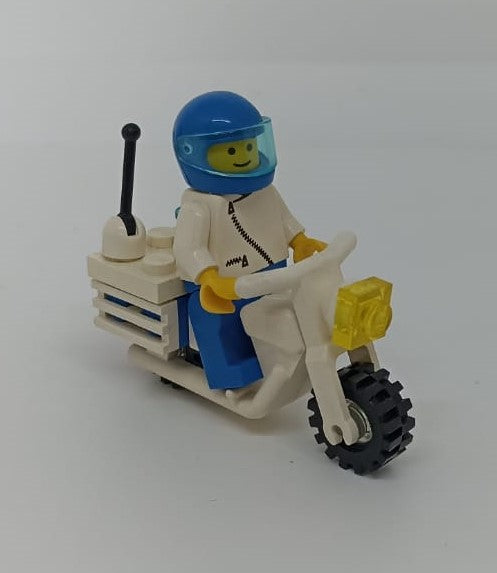 GG- LEGO ORIGINALI - MINIFIGURE VINTAGE MOTO POLIZIA - LGGpp8