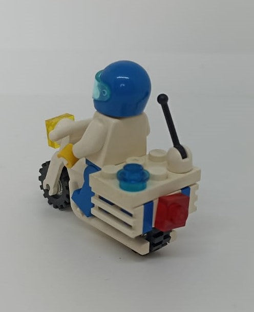 GG- LEGO ORIGINALI - MINIFIGURE VINTAGE MOTO POLIZIA - LGGpp8