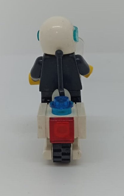 GG- LEGO ORIGINALI - MINIFIGURE VINTAGE MOTO POLIZIA POLIZIOTTO  - LGGpp7