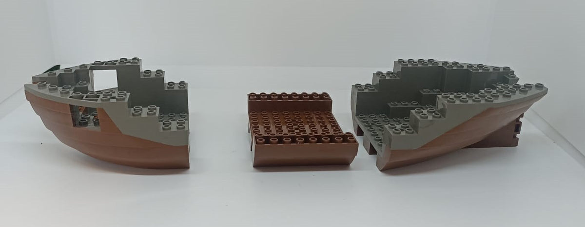 GG- LEGO ORIGINALI - NAVE SCIALUPPA PIRATI CHIGLIA POPPA PRUA - LGG9
