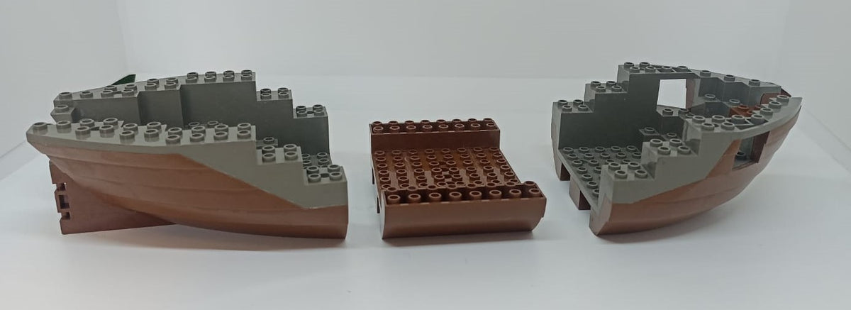 GG- LEGO ORIGINALI - NAVE SCIALUPPA PIRATI CHIGLIA POPPA PRUA - LGG9