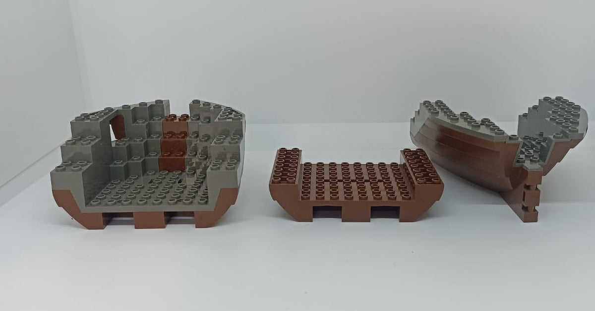 GG- LEGO ORIGINALI - NAVE SCIALUPPA PIRATI CHIGLIA POPPA PRUA - LGG9