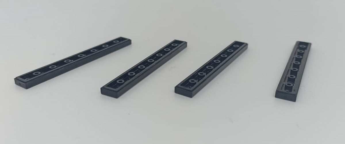 GG- LEGO ORIGINALI - PIASTRA PIATTA NERA 1x8 N. 4162- LGGpp14