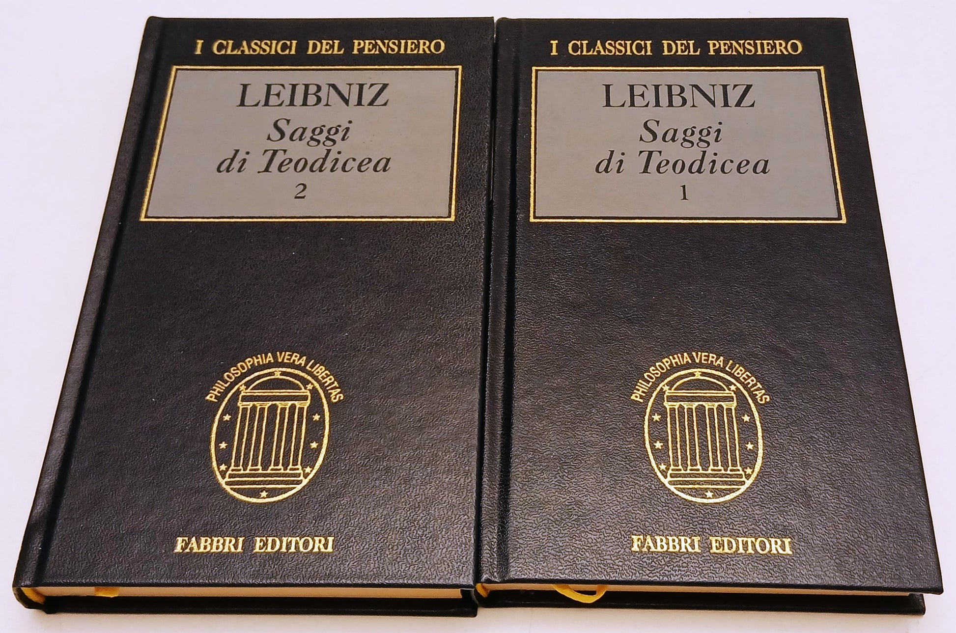 Saggi di teodicea 2 voll - Leibniz - Fabbri Classici del pensiero - XFS