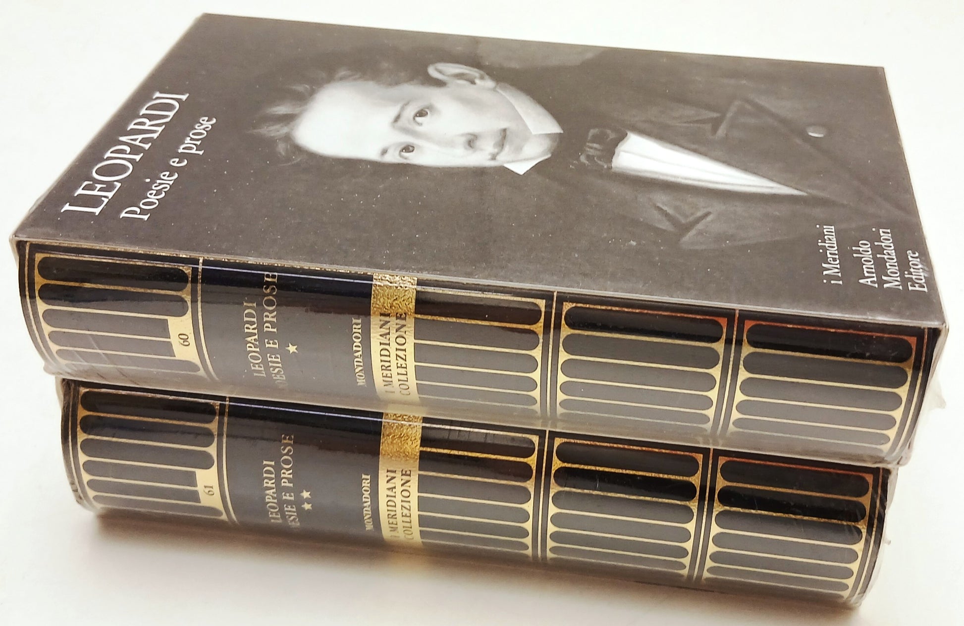 Poesie e prose 2 volumi - Giacomo Leopardi - Mondadori Panorama I meridiani