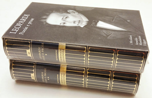 Poesie e prose 2 volumi - Giacomo Leopardi - Mondadori Panorama I meridiani