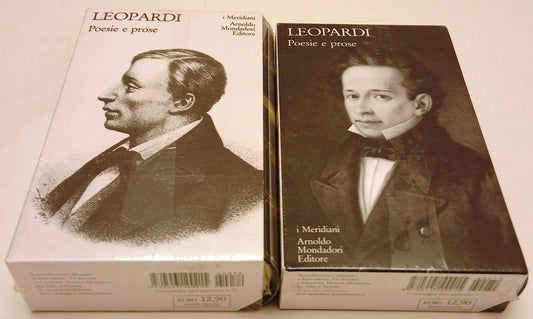Poesie e prose 2 volumi - Giacomo Leopardi - Mondadori Panorama I meridiani