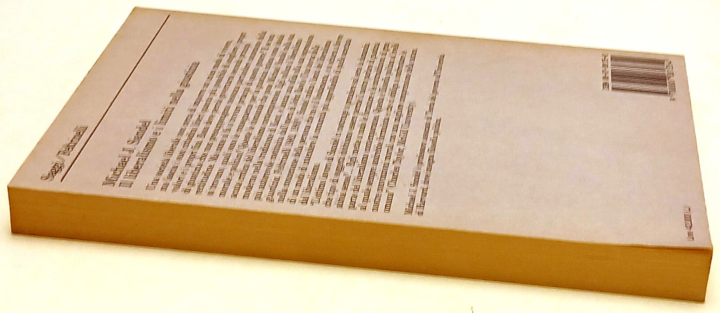 Il liberalismo e i limiti nella giustizia - Sandel - Feltrinelli - 1a ed. - XFS