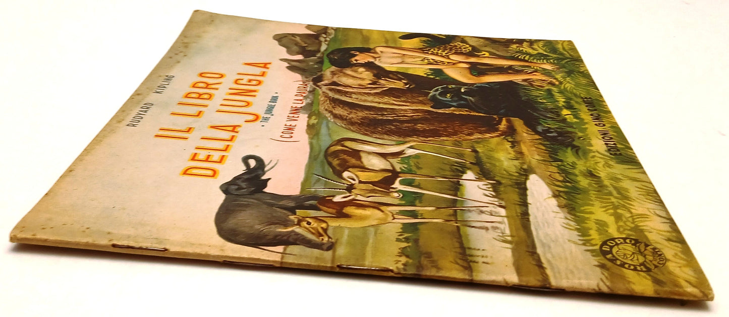 Il libro della Jungla - Rudyard Kipling - Gino Conte Rosa d'Oro - RVSa1008