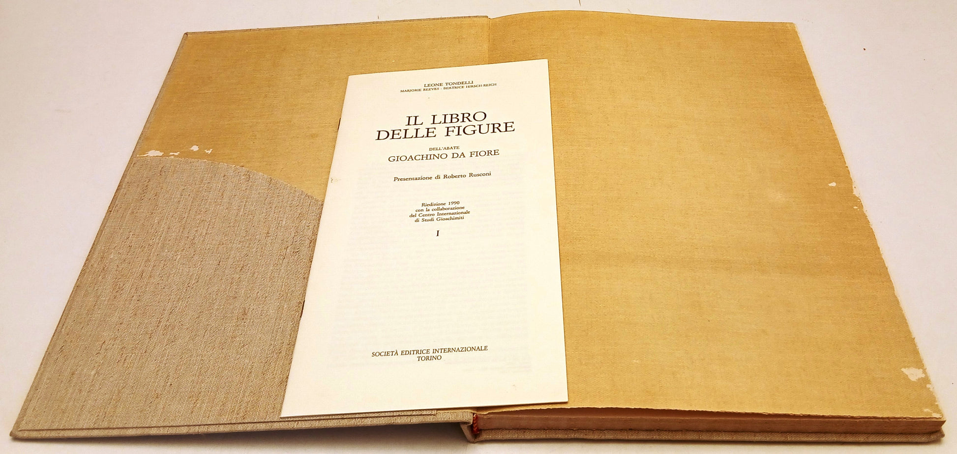 Il libro delle Figure dell'Arte di Gioachino Fiore - Leone Tondelli- SEI- YFS778