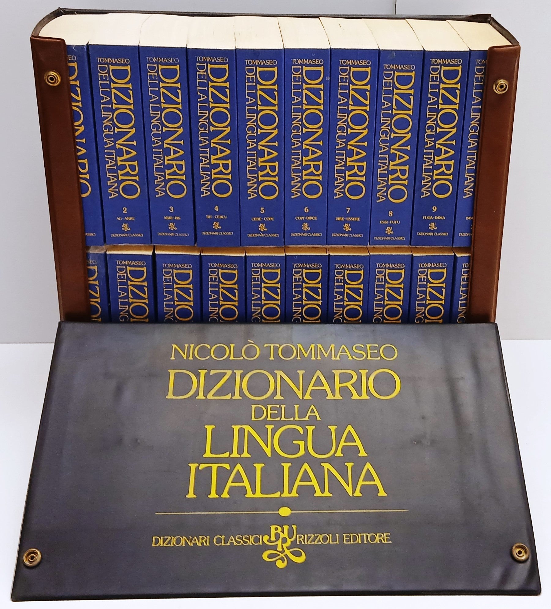 Dizionario della lingua italiana 20 volumi - Tommaseo Bellini - Rizzoli Bur - 1a